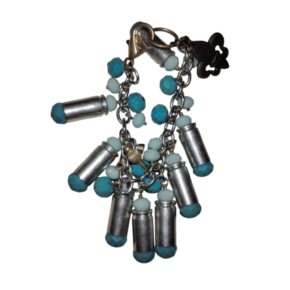 Charm Bracelet Featuring Upcycled Bullets Casings - Picture 2 of 4